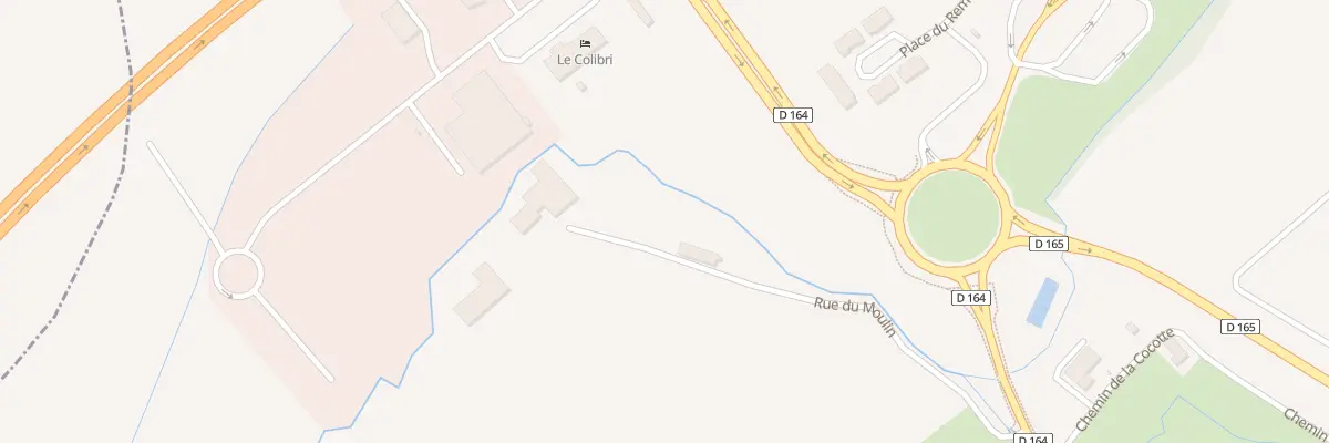 Plan du 288 Rue du Moulin à Bulgnéville