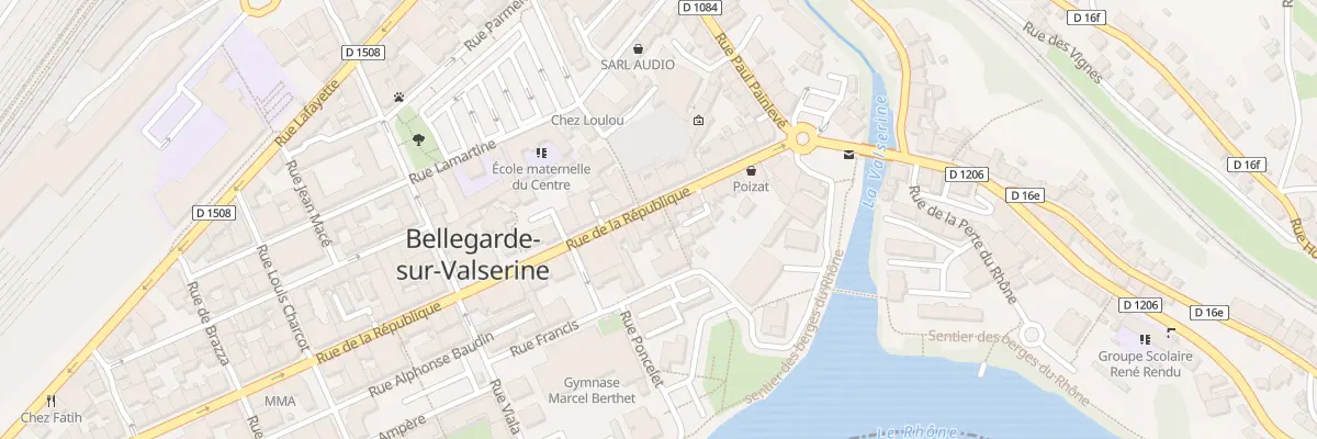 Plan du 15 Rue de la République à Valserhône