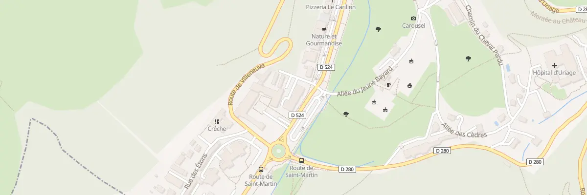 Plan du 25 Imp des Feuillantines à Saint-Martin-d’Uriage