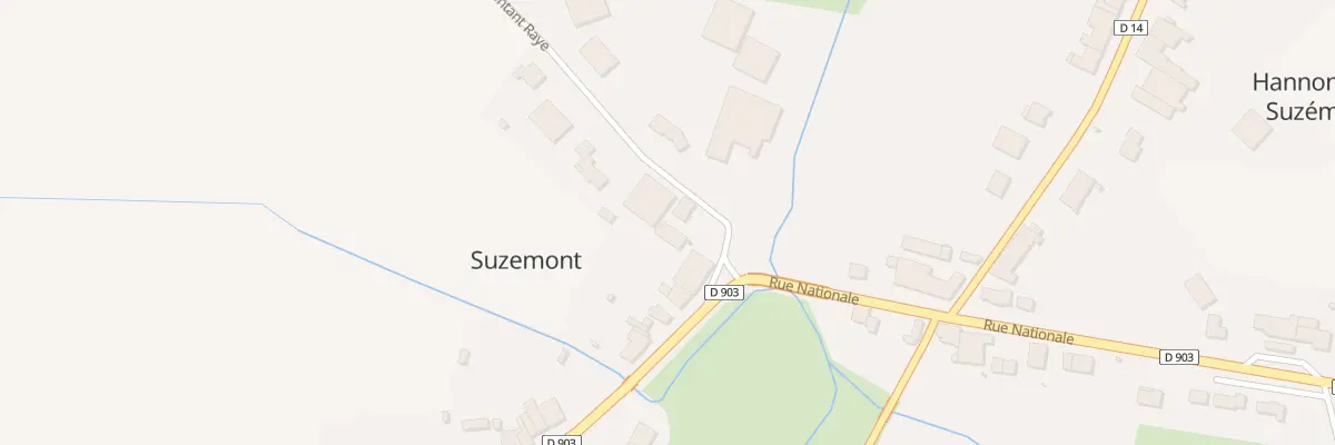 Plan du 1 Che de Montant Raye à Hannonville-Suzémont