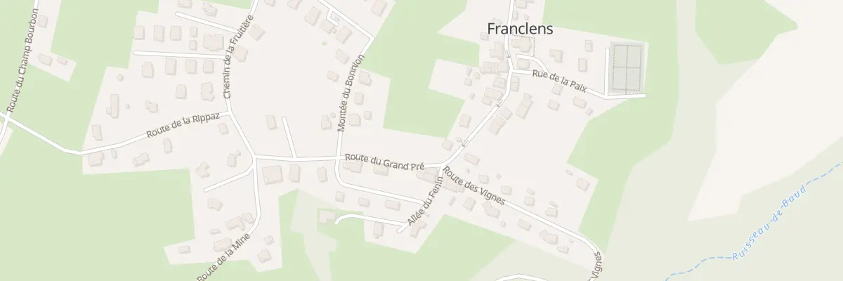 Plan du 470 Rue de l’église à Franclens