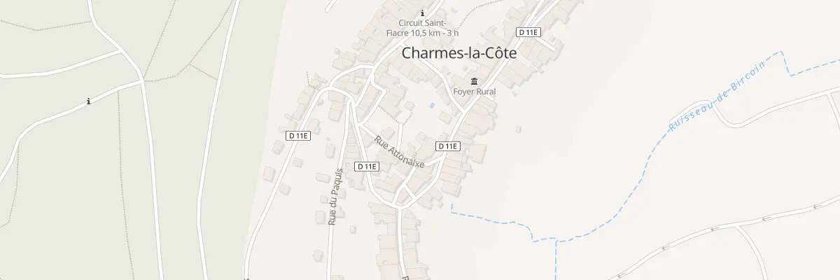 Plan du 7 Rue du Progrés à Charmes-la-Côte
