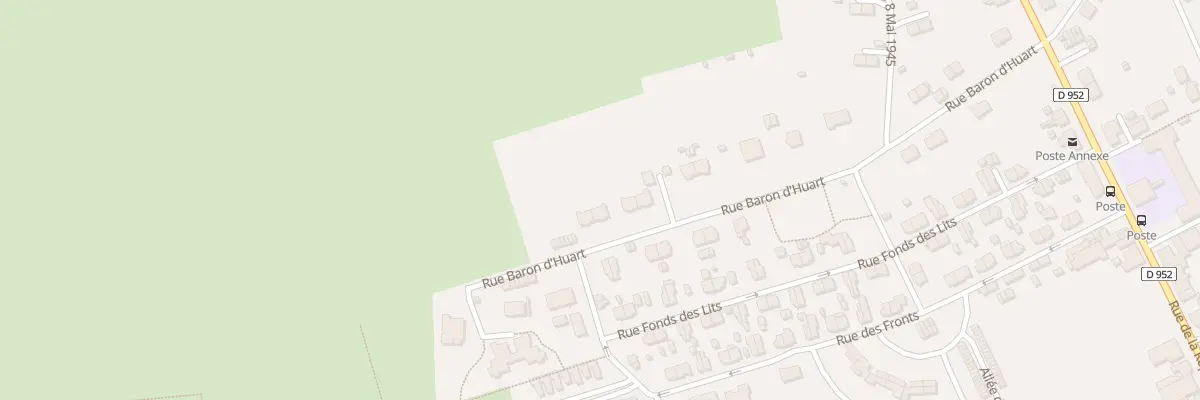 Plan du 23 Rue Baron d’Huart à Mont-Bonvillers