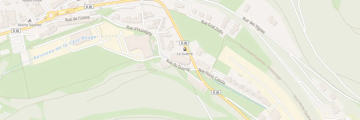 Plan du 1 Rue Florio Casola Qua le Guerr à Saulnes