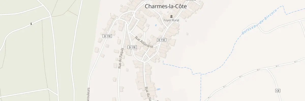 Plan du 3 Rue du Progrés à Charmes-la-Côte