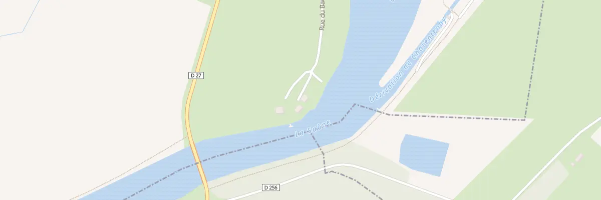 Plan du 1 Che du Bac à Ray-sur-Saône