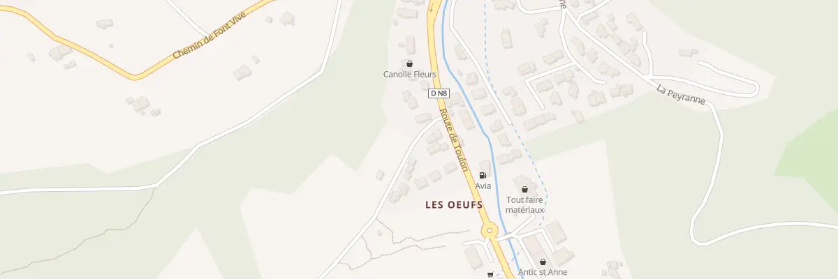Plan du 626 La Toulouzane à Évenos