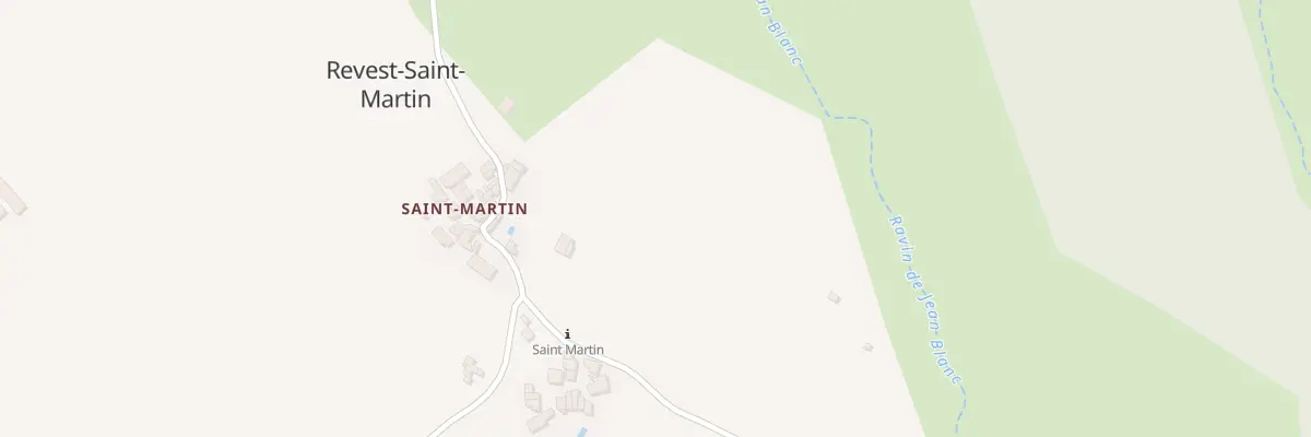 Plan du 7053 Saint Martin à Revest-Saint-Martin