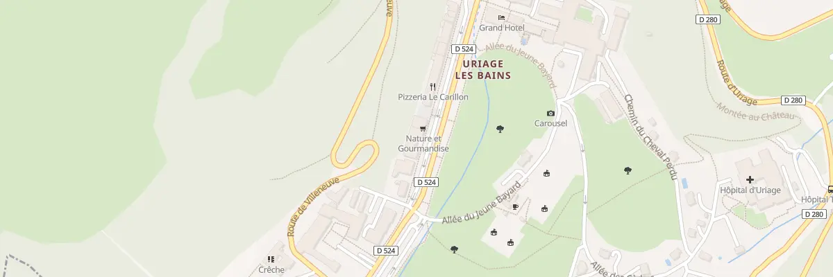 Plan du 304 Av des Thermes à Saint-Martin-d’Uriage