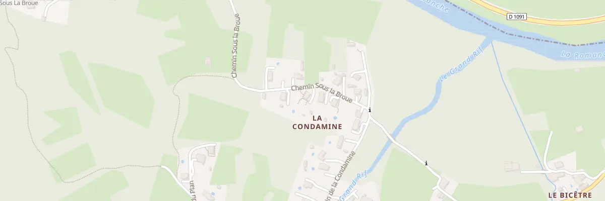 Plan du 5230 La Condamine à Saint-Barthélemy-de-Séchilienne