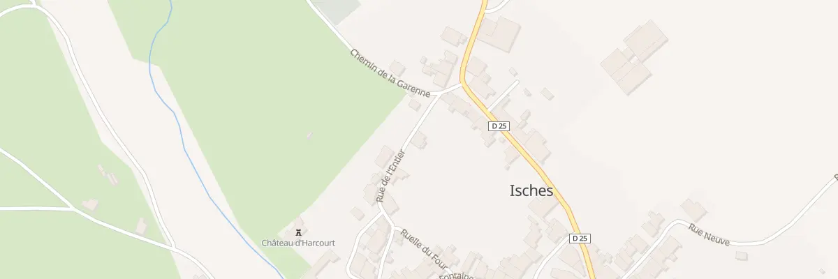 Plan du 184 Rue de l’Entier à Isches