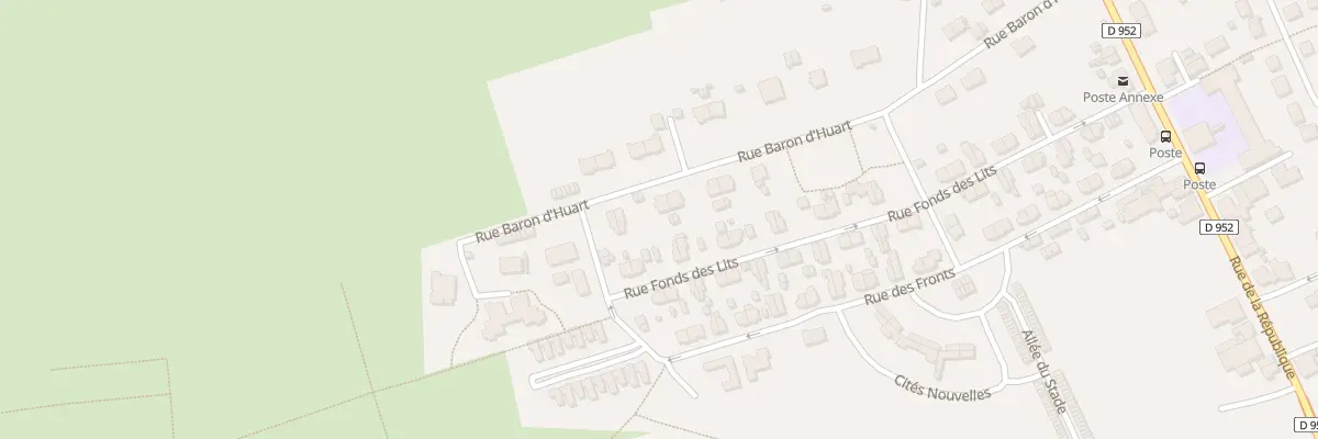 Plan du 10 Rue Baron d’Huart à Mont-Bonvillers