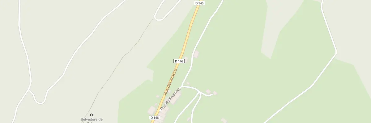 Plan du 8 Rue des Acacias à Leschères