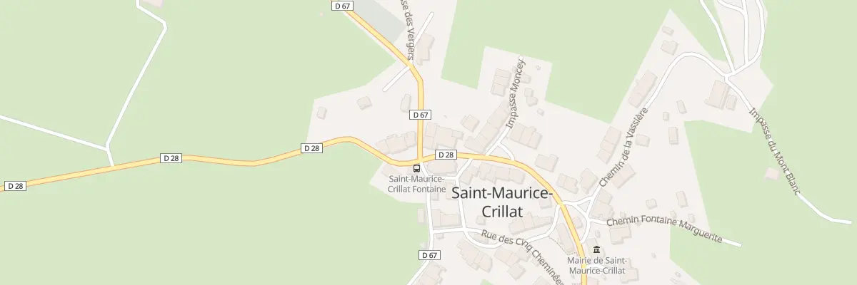 Plan du 5 Rue Mont Fleuri à Saint-Maurice-Crillat