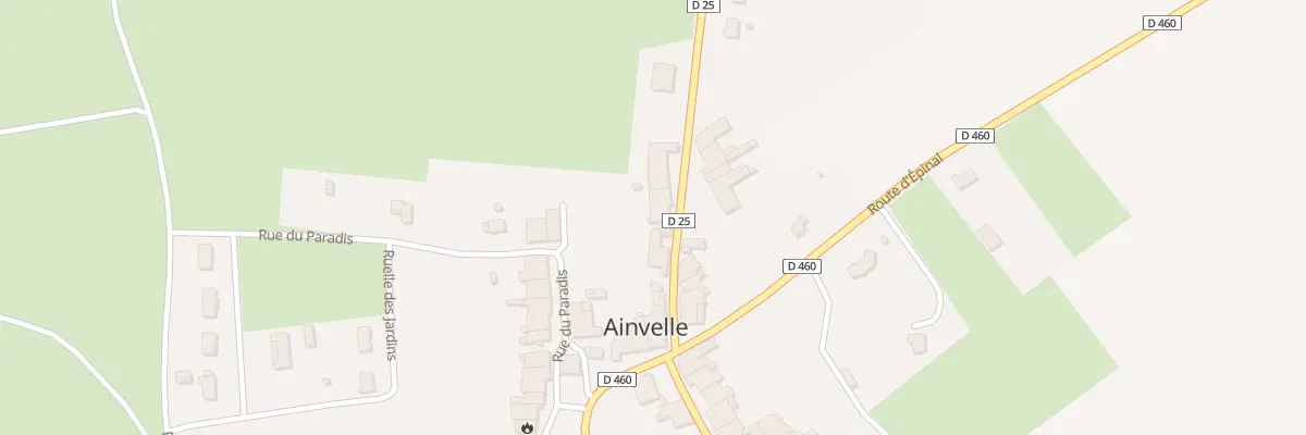 Plan du 107 Rte de Isches à Ainvelle