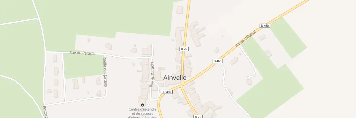 Plan du 45 Rte de Isches à Ainvelle