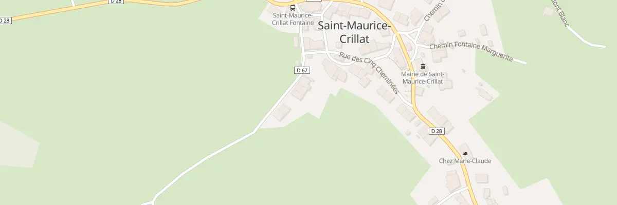 Plan du 7 Che d’Espagne à Saint-Maurice-Crillat