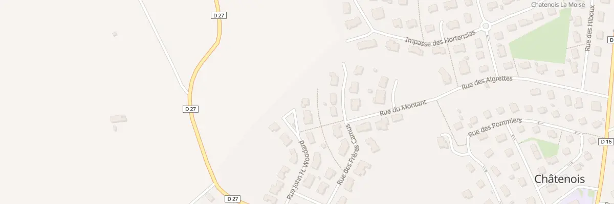 Plan du 10 Rue du Lieutenand J H Woodard à Châtenois