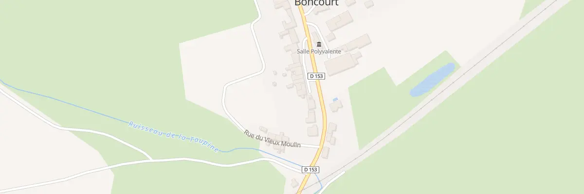 Plan du 13 Gr Grande Rue à Boncourt