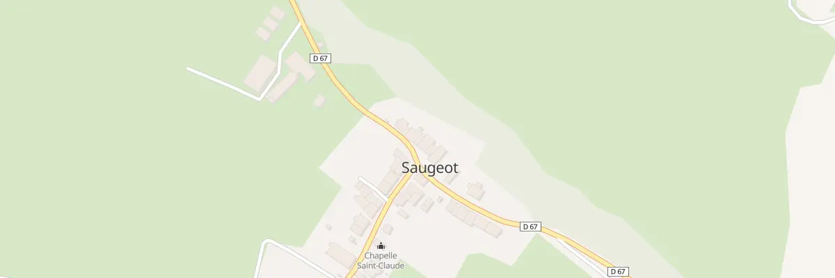 Plan du 208 Rue de la Sirène à Saugeot