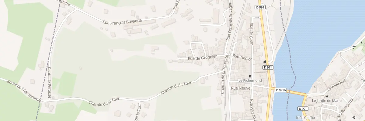 Plan du 21 Rue de Grognier à Seyssel