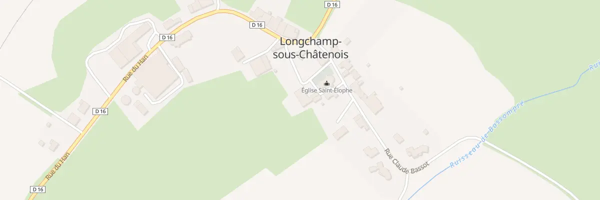 Plan du 2 Rue J.F. Collenel à Longchamp-sous-Châtenois