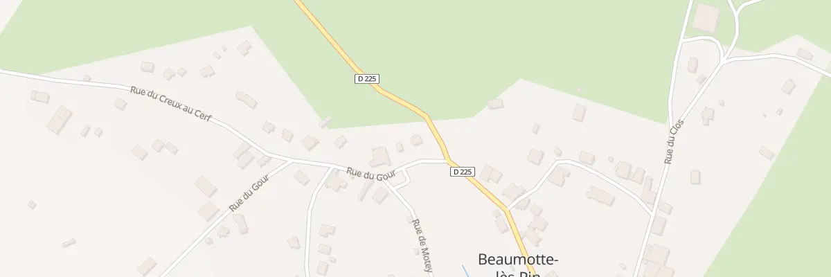 Plan du 2 Rue du Gour à Beaumotte-lès-Pin