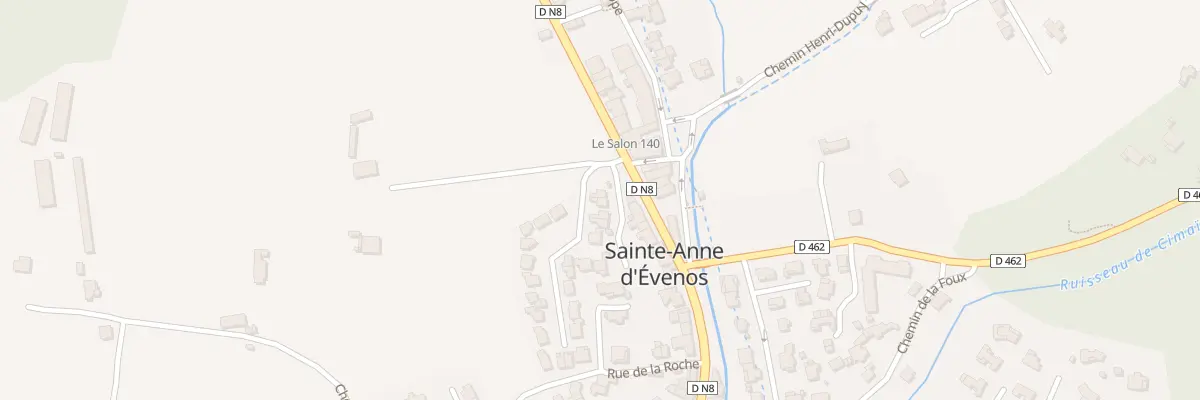 Plan du 21A Sainte Anne à Évenos