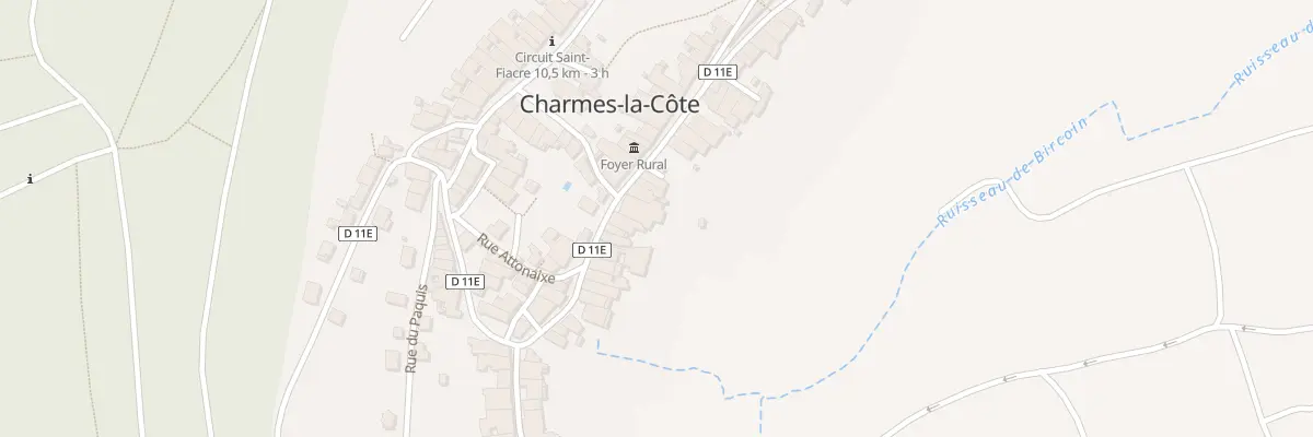 Plan du 24 Rue du Progrés à Charmes-la-Côte