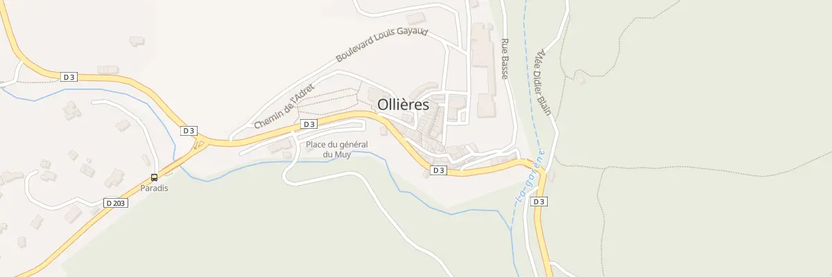 Plan du 7 Rue du Portail à Ollières