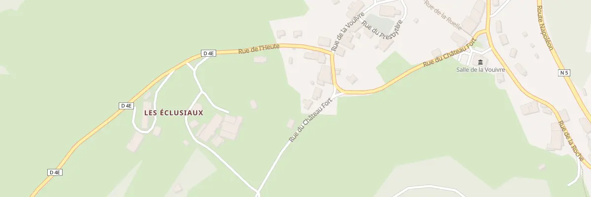 Plan du 10 Rue du Château Fort à Montrond