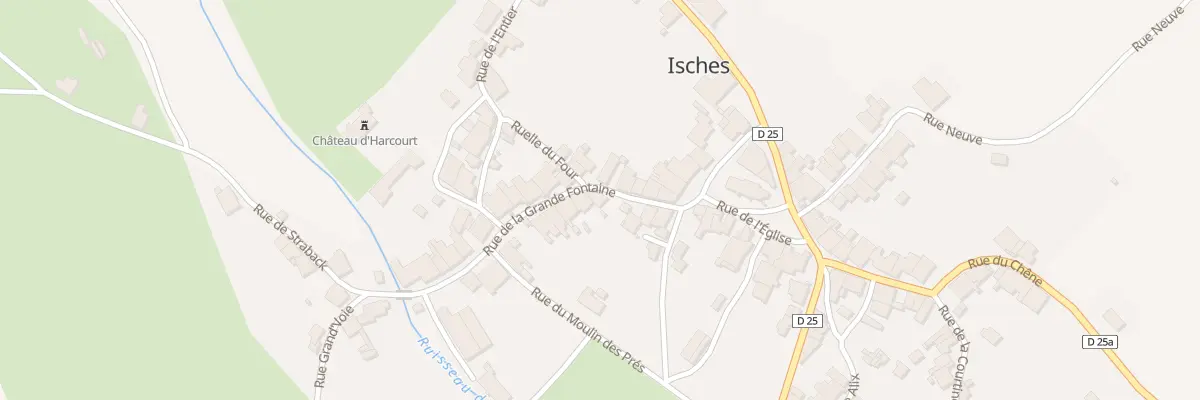 Plan du 61 Rue de la Grande fontaine à Isches