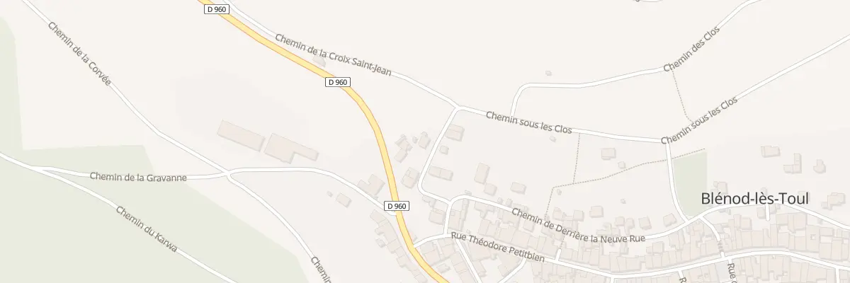 Plan du 15 Che de la Croix Saint-jean à Blénod-lès-Toul