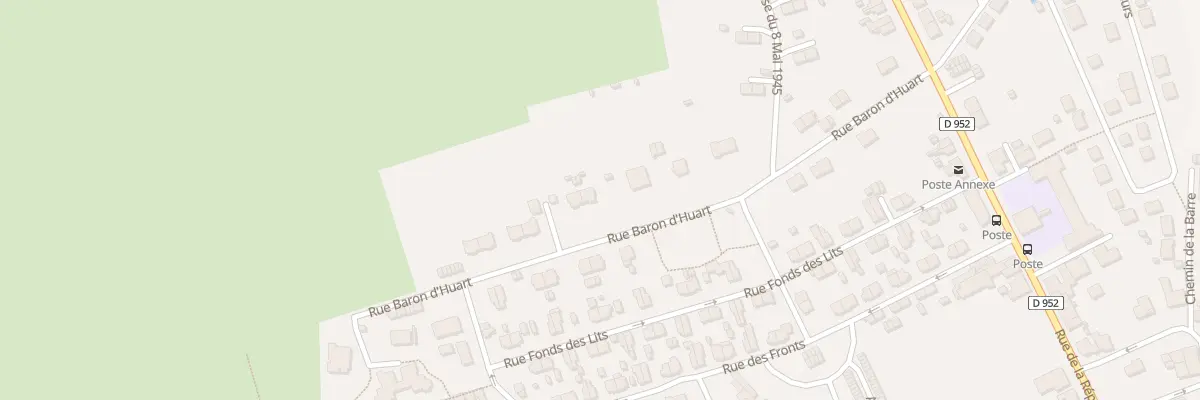 Plan du 15 Rue Baron d’Huart à Mont-Bonvillers