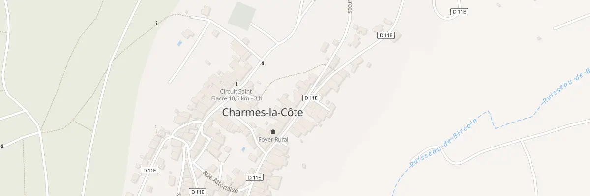 Plan du 21 Rue du Progrés à Charmes-la-Côte