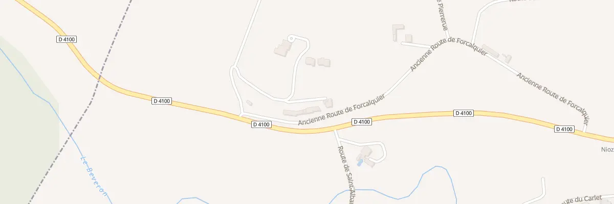Plan du 5003 Carlet à Niozelles