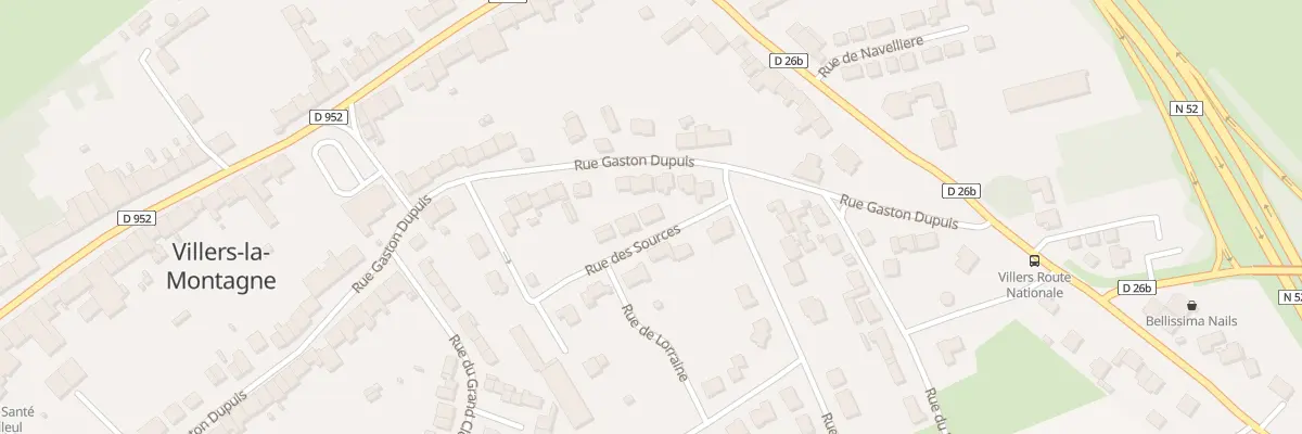 Plan du 1 Rue des Sources à Villers-la-Montagne