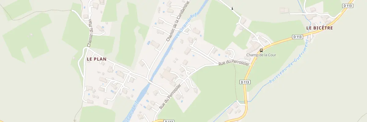 Plan du 160 Rue du Perrossier à Saint-Barthélemy-de-Séchilienne