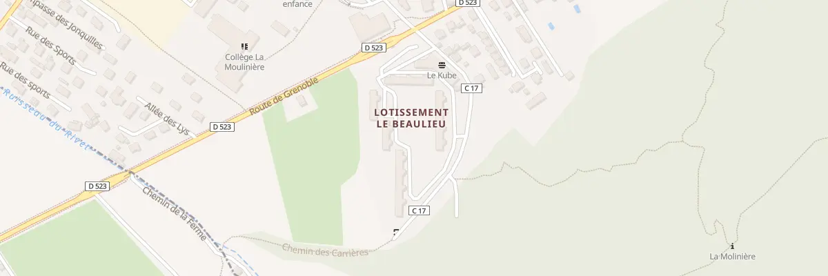 Plan du 4 Rue du Beaulieu à Domène