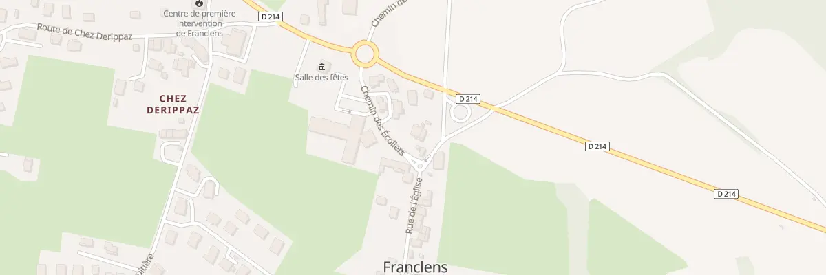 Plan du 20 Che des Écoliers à Franclens