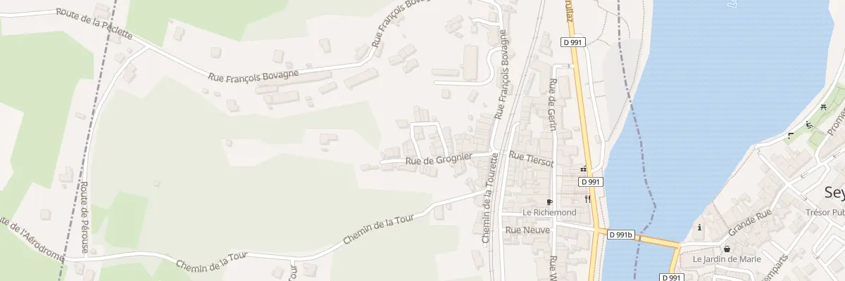 Plan du 2 Rle la Ragée à Seyssel