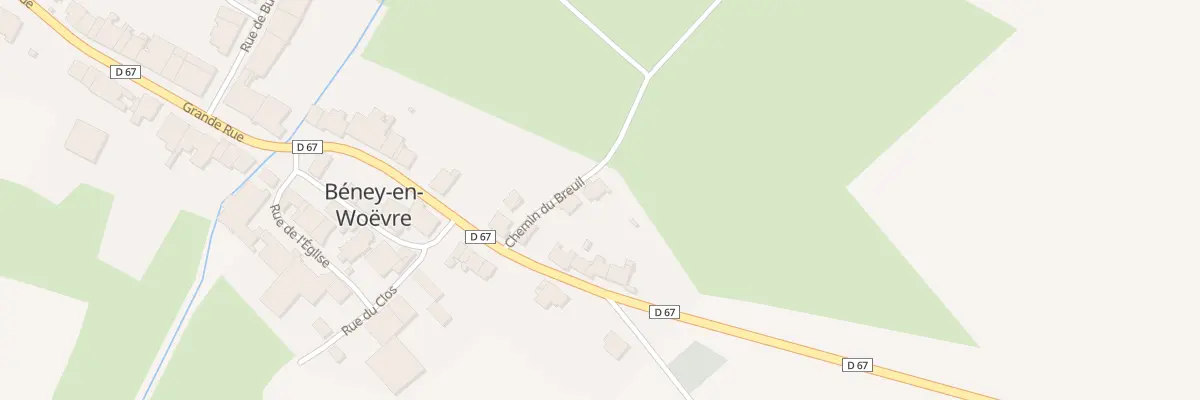 Plan du 4 Che du Breuil à Beney-en-Woëvre