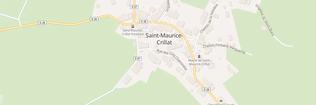 Plan du 5 Rue des Cinq Cheminees à Saint-Maurice-Crillat