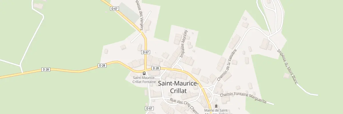 Plan du 7 Imp du Moncey à Saint-Maurice-Crillat