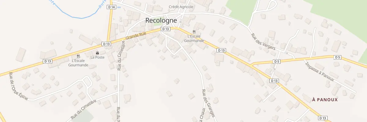 Plan du 6 Rue des Granges à Recologne