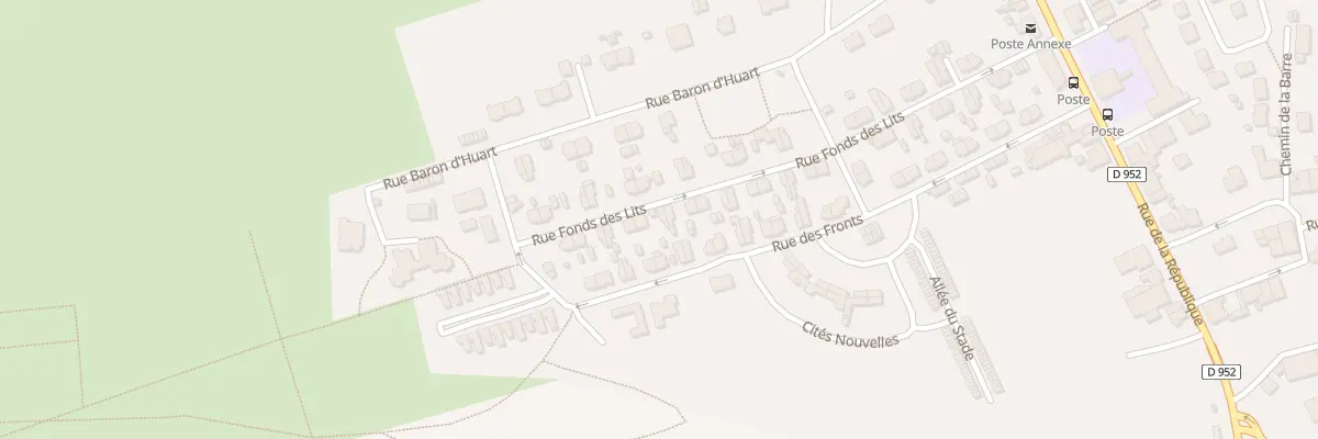 Plan du 46 Rue Fonds des Lits à Mont-Bonvillers