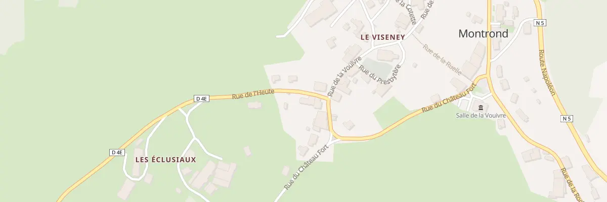 Plan du 1 Rue de l’Heute à Montrond