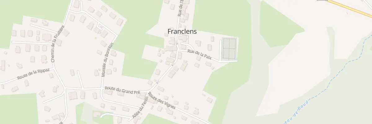 Plan du 389 Rue de l’église à Franclens