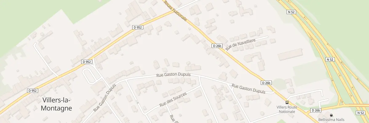 Plan du 6 Rue Gaston Dupuis à Villers-la-Montagne