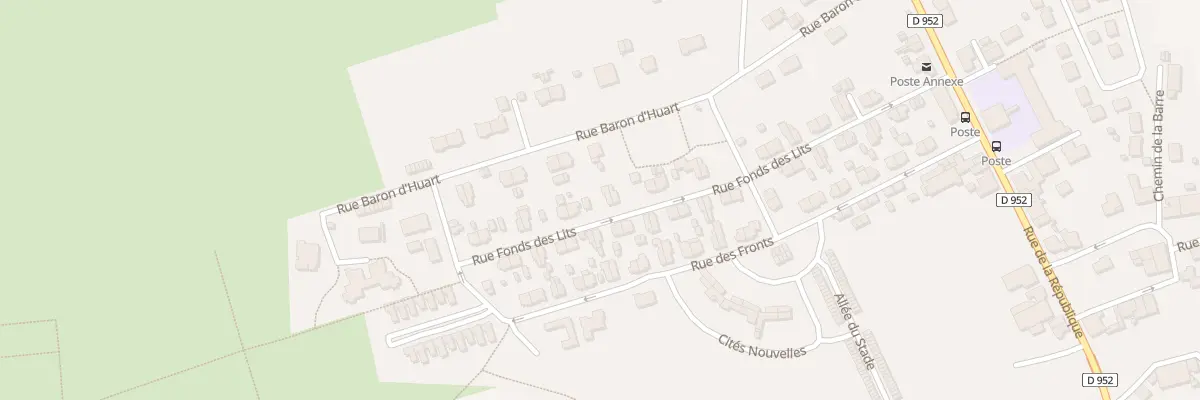 Plan du 7 Rue Fonds des Lits à Mont-Bonvillers